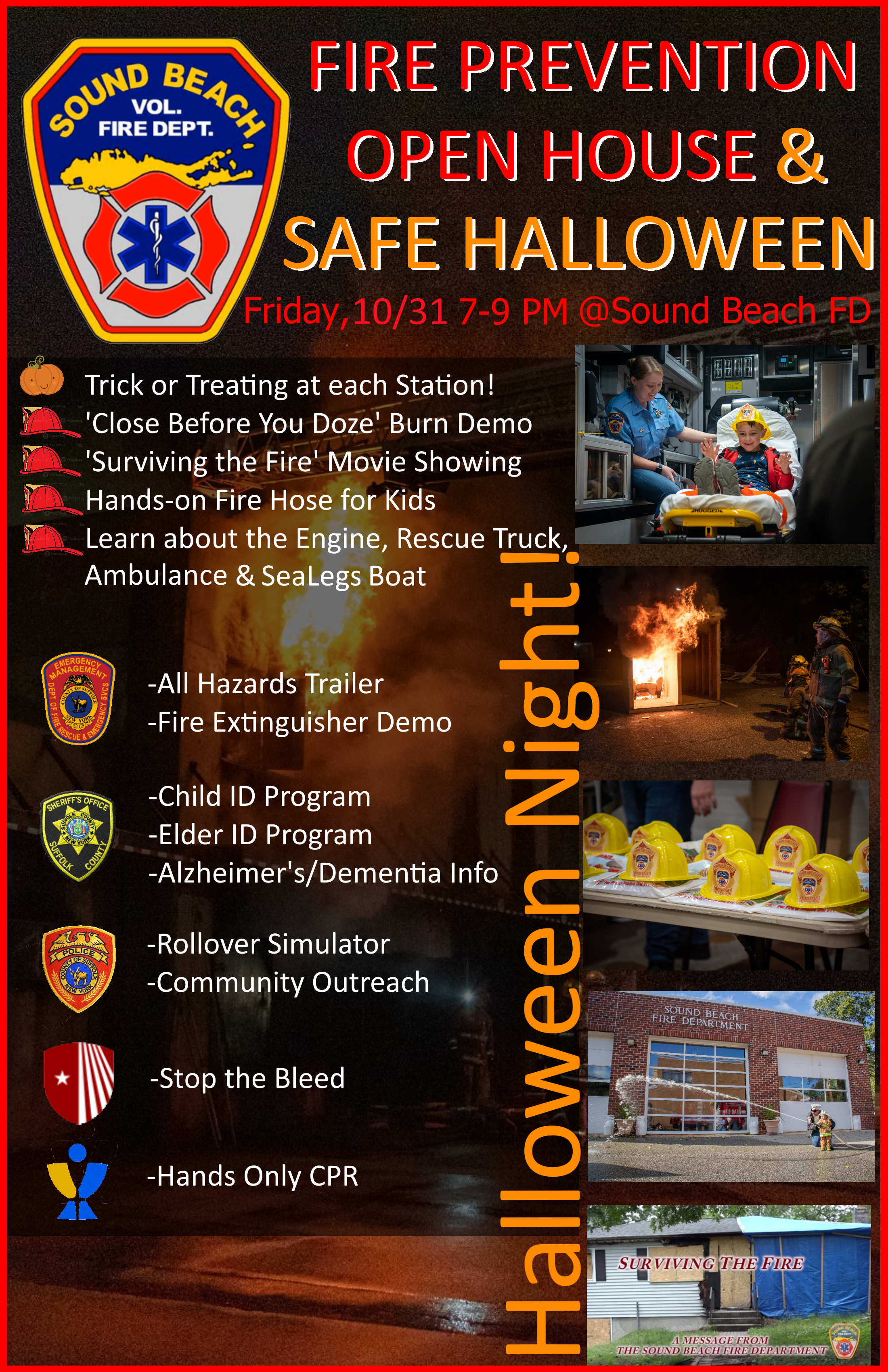 Open House & Safe Halloween - Sound Beach Fire Department
